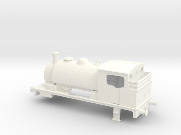 OO NWR Class 6 (Dalby) in White Smooth Versatile Plastic