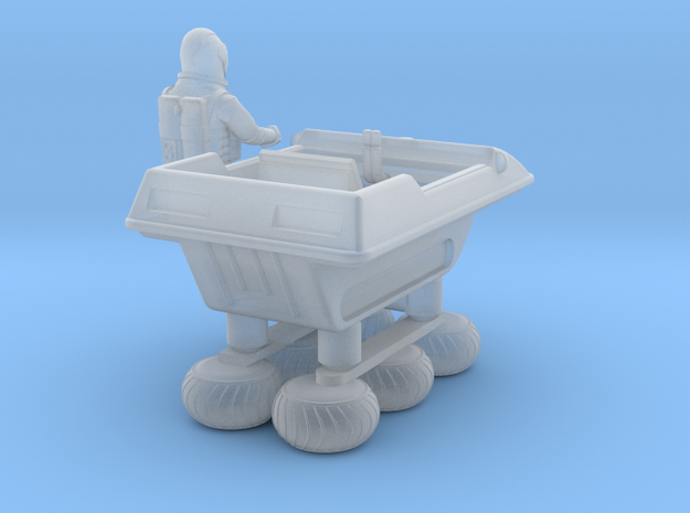 SPACE 2999 1/144 BUGGY W ASTRONAUT in Clear Ultra Fine Detail Plastic