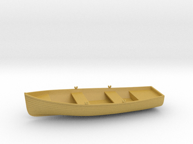 1/125 USN Wherry Life Raft Boat in Tan Fine Detail Plastic