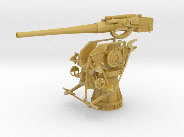 1/35 DKM 10.5 cm/45 (4.1in) SK C/32 Gun KIT in Tan Fine Detail Plastic