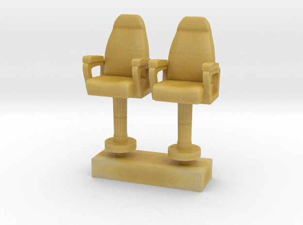 1/125 USN Capt Chair in Tan Fine Detail Plastic
