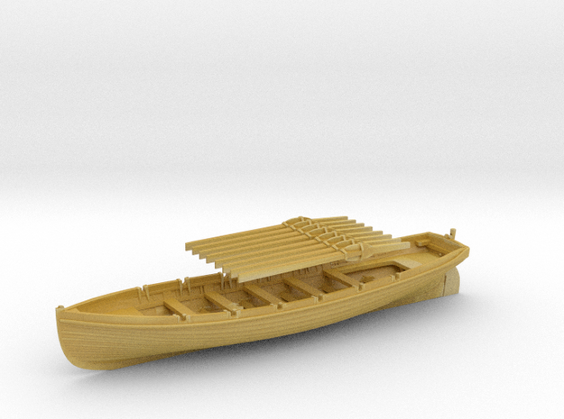 1/100 IJN 9m Cutter w. Paddles SET in Tan Fine Detail Plastic