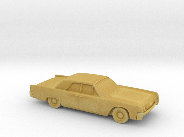 1/120 1962 Lincoln Continental Sedan in Tan Fine Detail Plastic