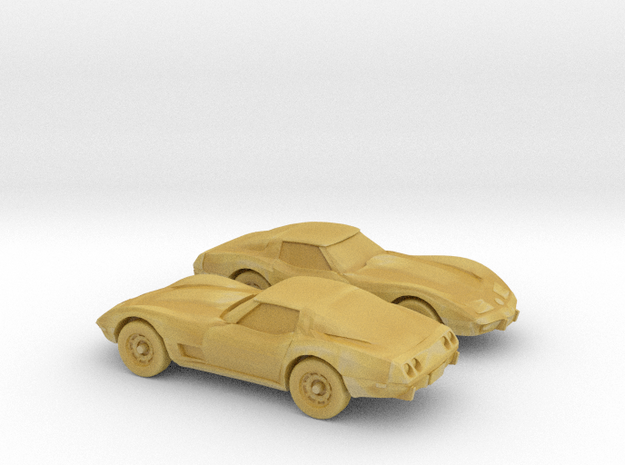 1/144 1979 Chevrolet Corvette in Tan Fine Detail Plastic