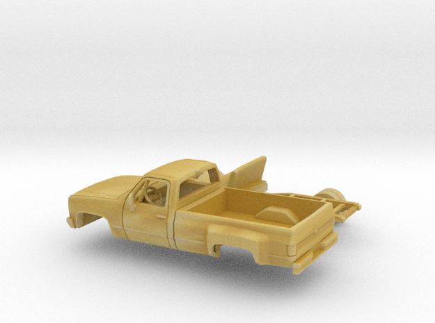 1/160 1980-88 Chevy CK Series Reg Cab Dually Kit in Tan Fine Detail Plastic