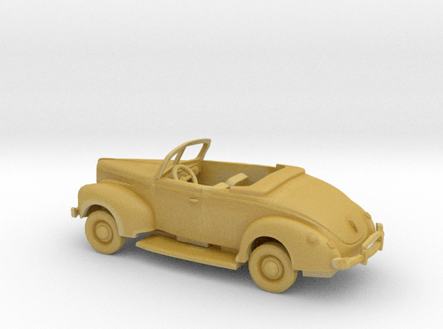 1/120 1940 Ford Eight Convertible Kit in Tan Fine Detail Plastic