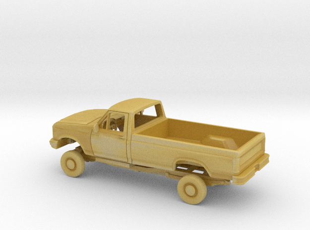 1/87 1987-91 Ford F Series Single Cab Long Bed Kit in Tan Fine Detail Plastic
