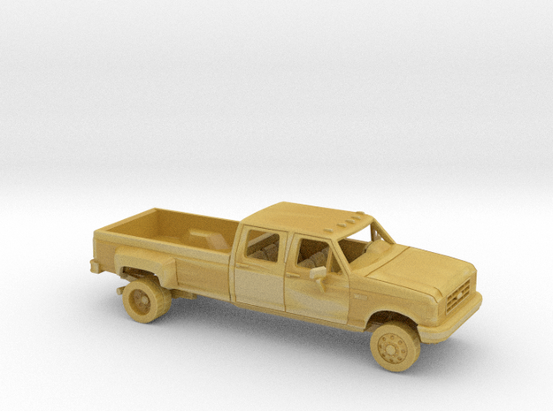 1/87 1987-91 Ford F-Series Crew Cab Dually Kit in Tan Fine Detail Plastic