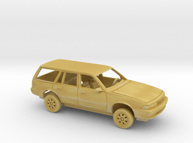 1/64 1989 Chevrolet Cavalier Station Wagon Kit in Tan Fine Detail Plastic