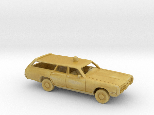 1/160 1972 Plymouth Fury Fire Chief Wagon Kit in Tan Fine Detail Plastic