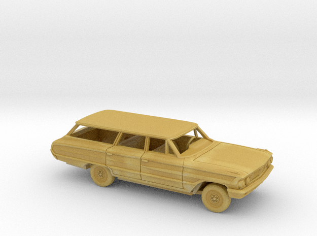 1/87 1964 Ford Country Squire  Wagon Kit in Tan Fine Detail Plastic