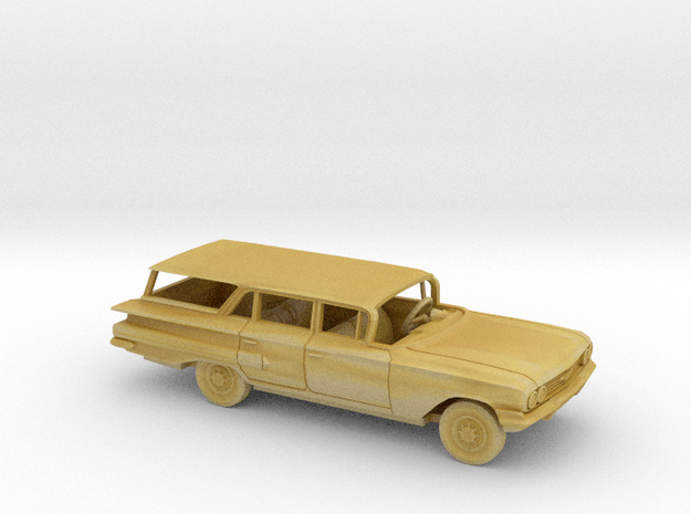 1/87 1960 Chevrolet Biscayne Station Wagon Kit in Tan Fine Detail Plastic