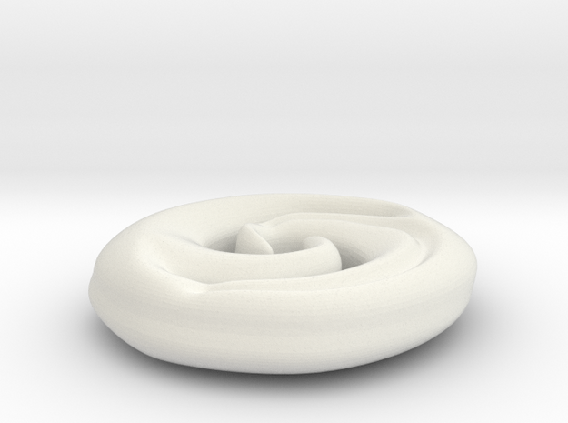 Koru in White Natural Versatile Plastic
