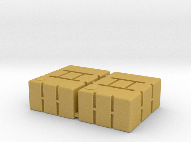 1:78 Refueling Boxes in Tan Fine Detail Plastic