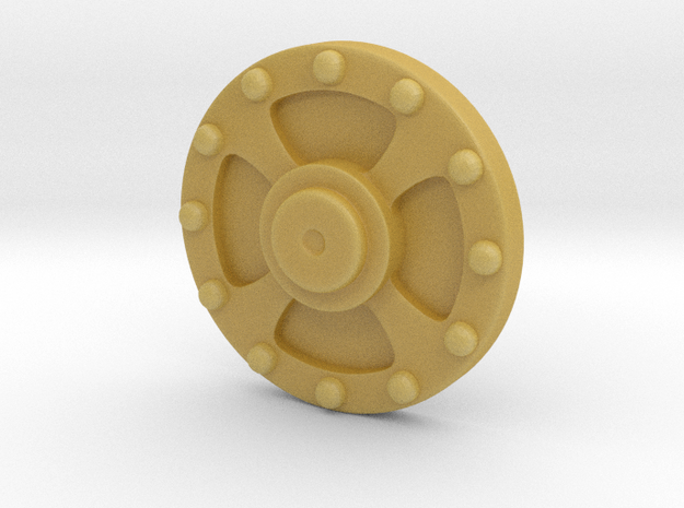 He-man Shield For Minimates V2 - scaled down a bit in Tan Fine Detail Plastic