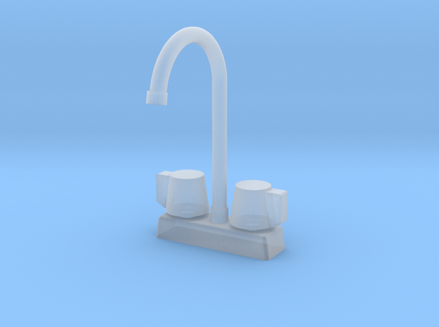 1:48 Commercial Faucet in Clear Ultra Fine Detail Plastic