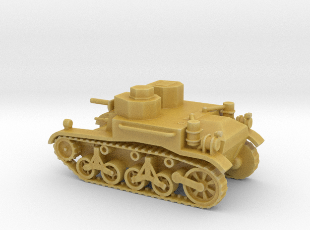 1/72 Scale M2A1 Light Tank in Tan Fine Detail Plastic