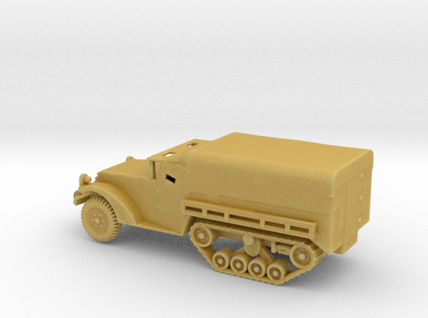 1/87 Scale M3 Halftrack with cover in Tan Fine Detail Plastic