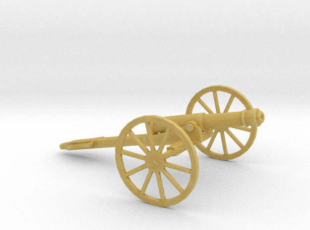 1/48 Scale American Civil War Cannon 1841 6-Pounde in Tan Fine Detail Plastic