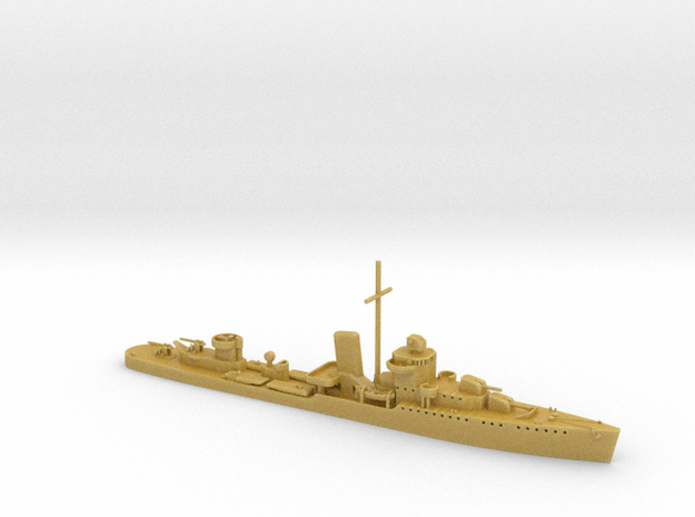 1/700 Scale USS Gridley DD-380 in Tan Fine Detail Plastic