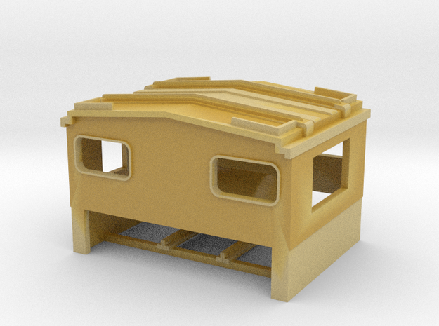 Athearn wide vision caboose replacement cupola w/  in Tan Fine Detail Plastic
