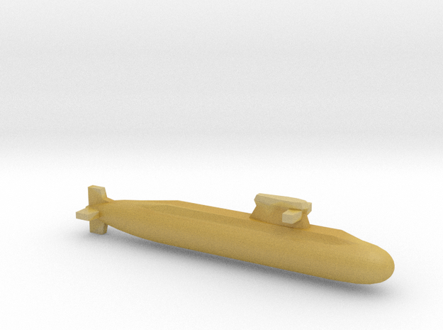 PLA[N] 039C Submarine, Full Hull, 1/2400 in Tan Fine Detail Plastic