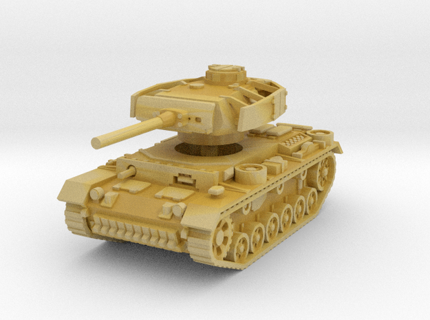 Panzer III L (Schurzen) 1/160 in Tan Fine Detail Plastic