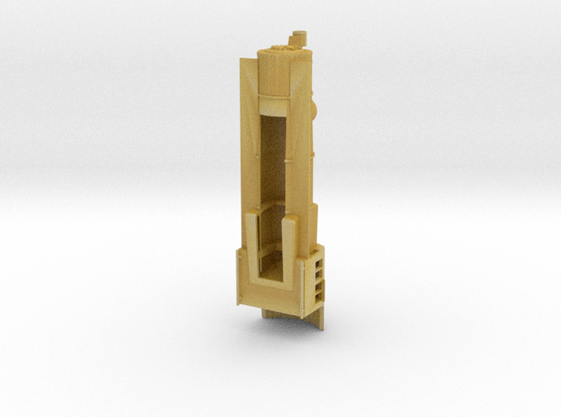 PRR E6 N Scale Boiler and Cab Shell in Tan Fine Detail Plastic