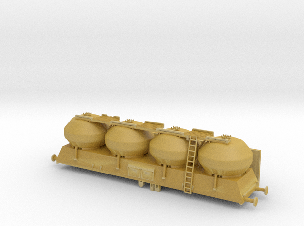 Wagon PKP UACS 408s zscale ver. FP in Tan Fine Detail Plastic