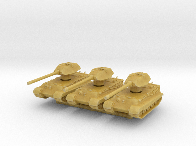Tiger II P (x3) 1/400 in Tan Fine Detail Plastic