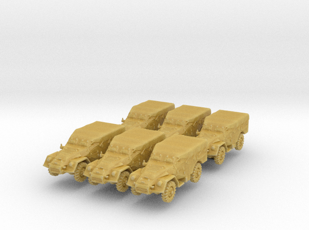BTR-40 (covered) (x6) 1/350 in Tan Fine Detail Plastic