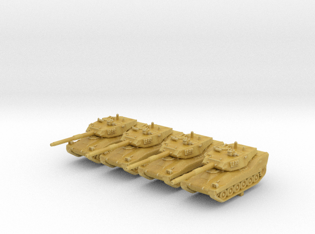 1/285 (6mm) British VFM Mk.5 Light Tank x4 in Tan Fine Detail Plastic