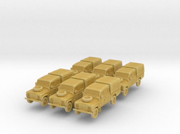 Defender 127 (covered) (x6) 1/400 in Tan Fine Detail Plastic