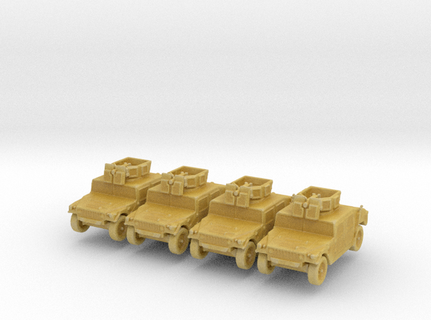 Humvee MG Turret (x4) 1/350 in Tan Fine Detail Plastic