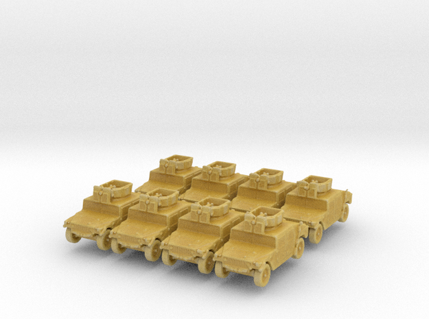 Humvee MG Turret (x8) 1/500 in Tan Fine Detail Plastic