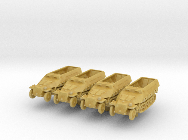 Sdkfz 251/1 D (x4) 1/350 in Tan Fine Detail Plastic