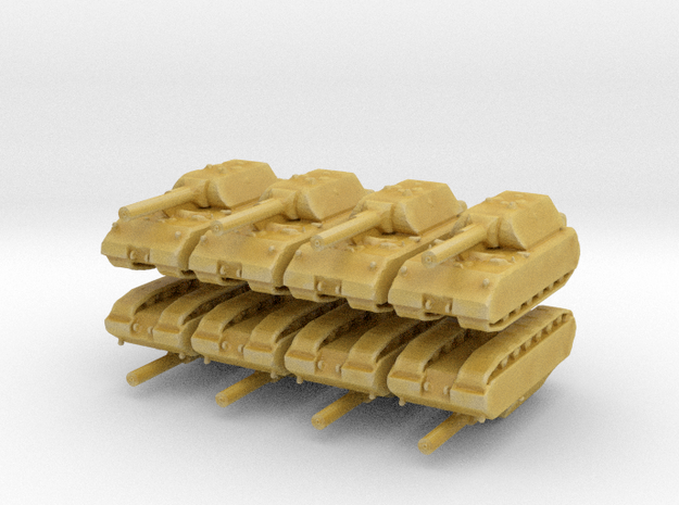 Panzer VIII Maus (x8) 1/700 in Tan Fine Detail Plastic