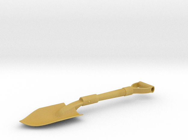 Shovel -1/10 in Tan Fine Detail Plastic