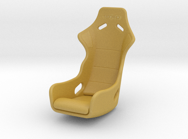 Race Seat ProSPA - 1/24 in Tan Fine Detail Plastic