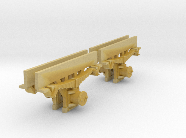 0m axleboxes 2mm in Tan Fine Detail Plastic