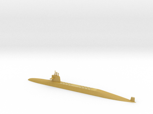  1/600 Le Triomphant Class SSBN (Waterline) in Tan Fine Detail Plastic