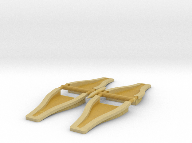 1/12th 4 Inch NACA Duct in Tan Fine Detail Plastic