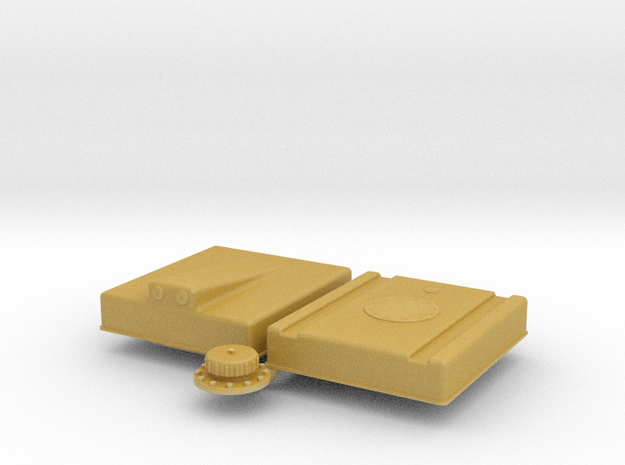 1/25 Fuel Cell RJS-12g-16-18-9-Sump in Tan Fine Detail Plastic