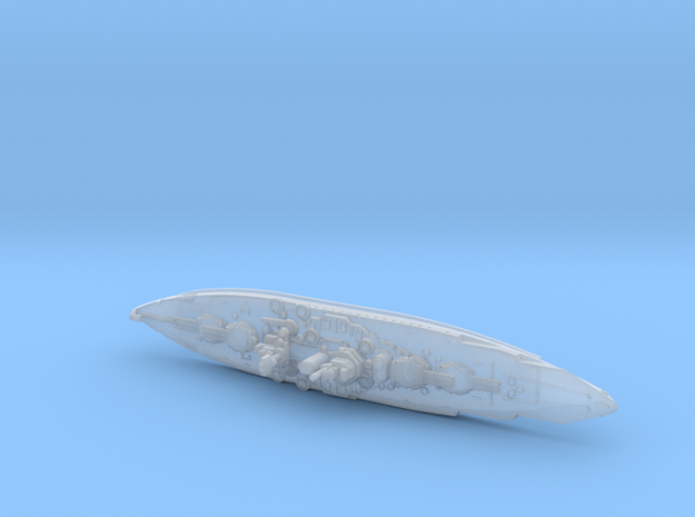 USS New Mexico (Tabletop Scale) in Clear Ultra Fine Detail Plastic