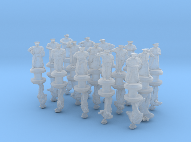 1-285 USN Officers Set 1 in Clear Ultra Fine Detail Plastic