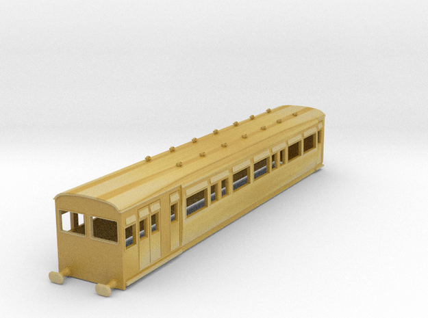 o-148-secr-railmotor-artic-513-brake-coach-2 in Tan Fine Detail Plastic