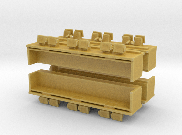 Fast Food Cash Counter (x4) 1/200 in Tan Fine Detail Plastic