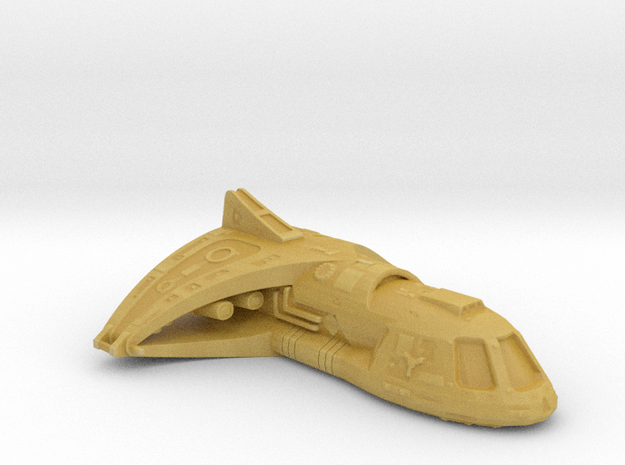 Stargate ancient shuttle in Tan Fine Detail Plastic
