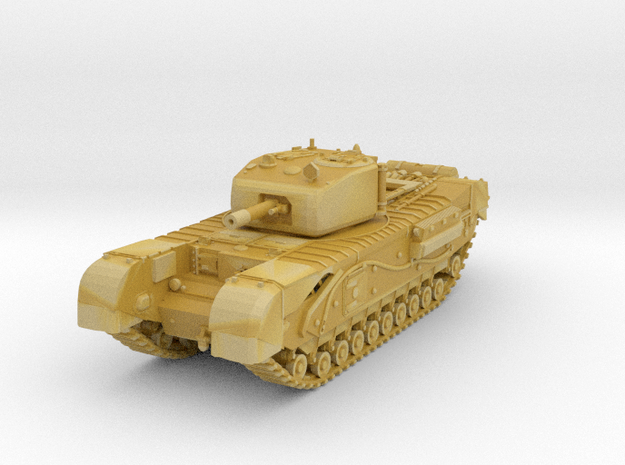1/100 Mk IV Churchill V (95mm) TEST in Tan Fine Detail Plastic