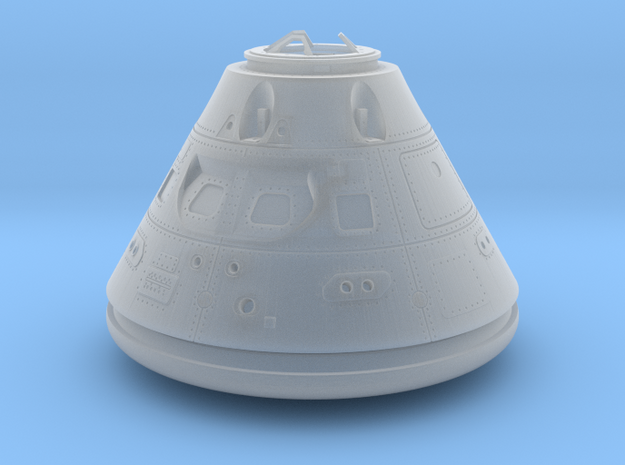 Orion Crew Module (CM) 1:144 No Tiles in Clear Ultra Fine Detail Plastic